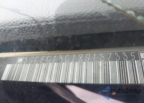 2008 Chevrolet Silverado 1500 Ls из США, поврежденный, VIN 3GCEC13C18G137335